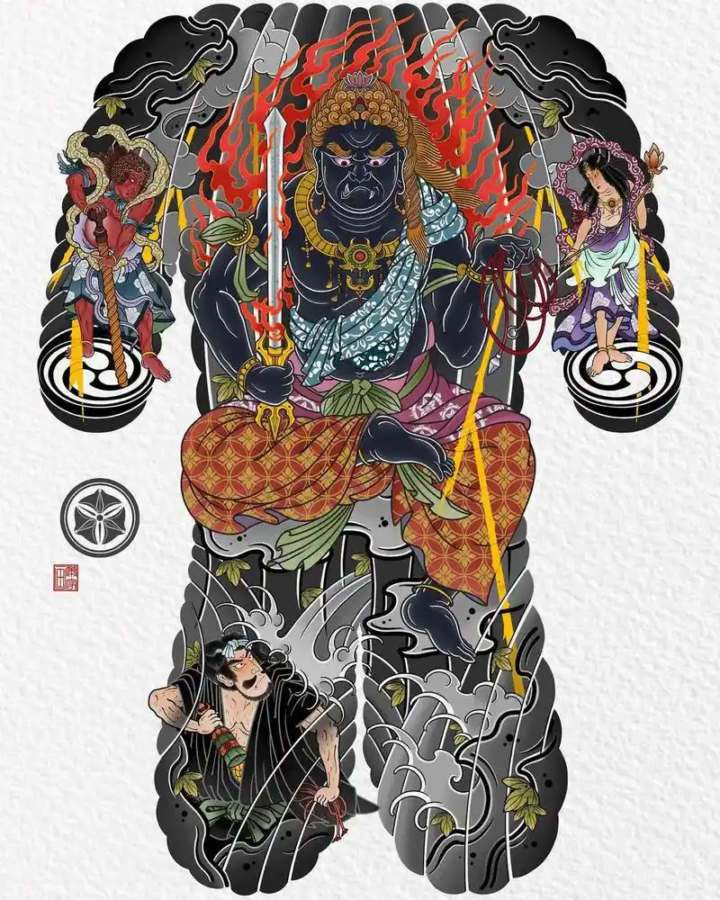 不动明王为佛教密宗八大明王首座,具有在遇到任何困难的时候,均 - 抖