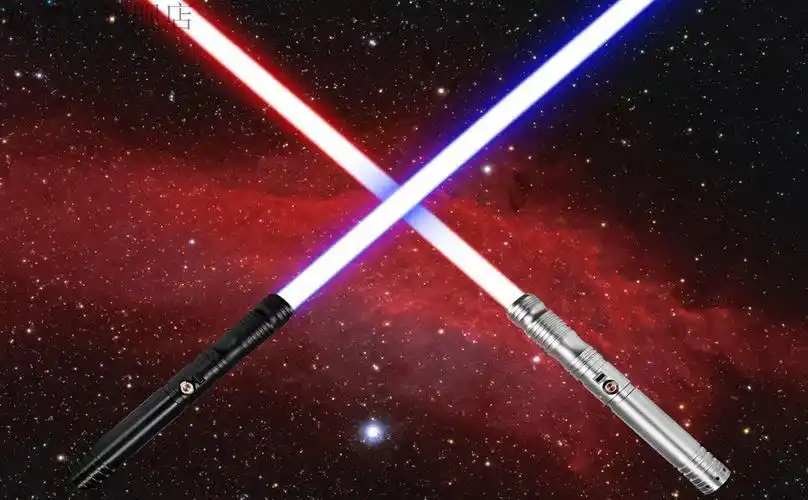 激光剑黑科技金属星球大战发声变色二合一成人男孩发光玩具激光棒单支