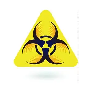 核辐射标志矢量素材