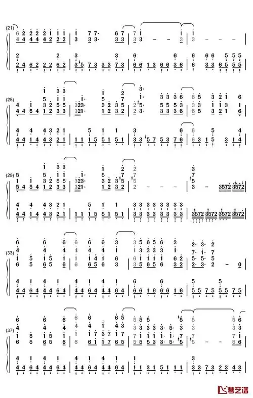 the ballad of mona lisa钢琴简谱歌词she paints her fingers with a