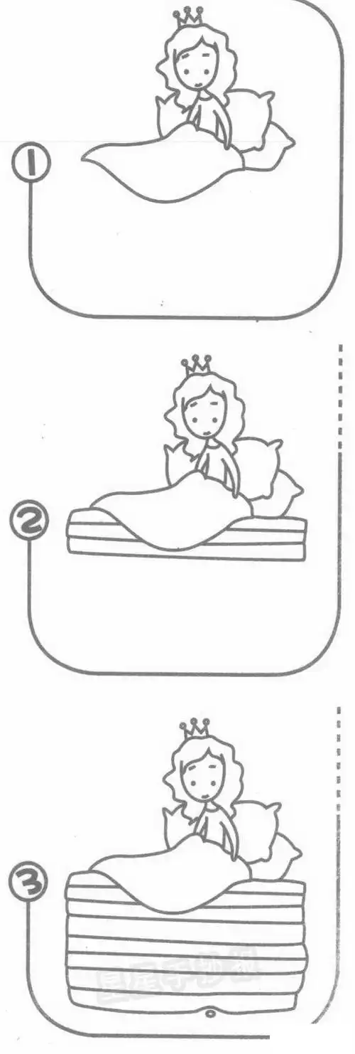 安徒生童话故事儿童简笔画