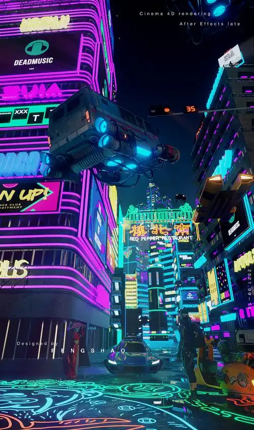 赛博朋克风格图