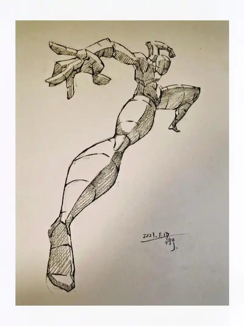 来一套人体#动漫#人体 #二次元#临摹#抖音图文来了 #摸鱼 - 抖音