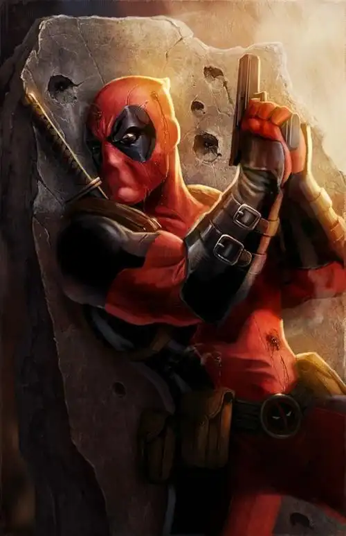 deadpool #fan #art. (deadpool) by: pinkhavok.
