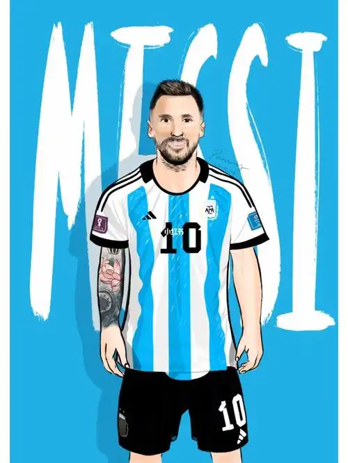 这个球星我绘|画个梅西