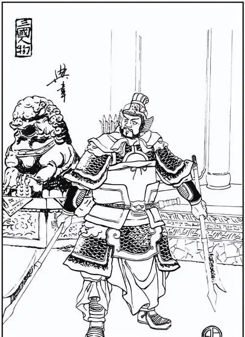 典韦死后瞪着双眼吓死反贼,曹操让他的子孙衣食无忧