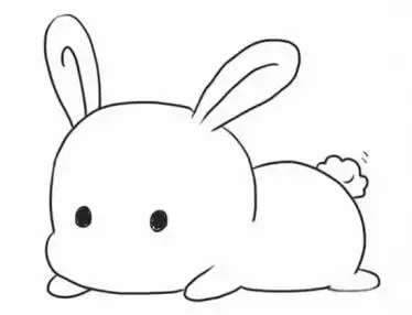 兔子的简笔画法简笔画小兔子的画法
