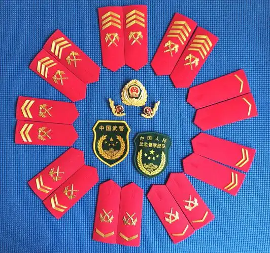 毛启国:武警07式警衔肩章图鉴