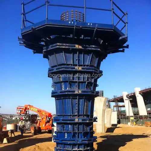 桥高架桥混凝土施工钢模桥墩模板