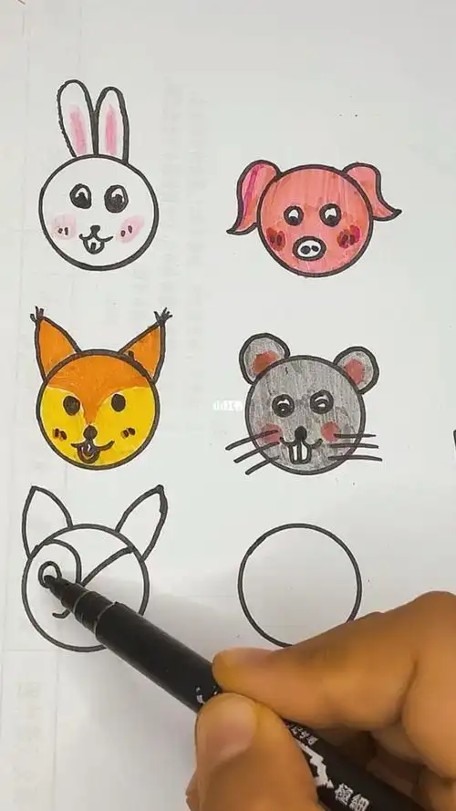 简笔画  #笔记灵感  #画画  #创意儿童画  #简笔画教程