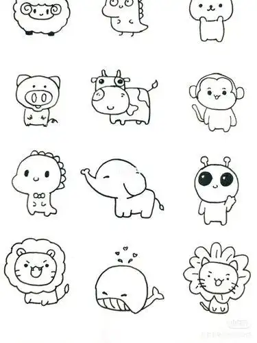 小仓鼠简笔画图片大全动物简笔画小动物简笔画大全可爱动物简笔画有利