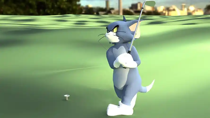 c4d练习——《猫和老鼠》之高尔夫
