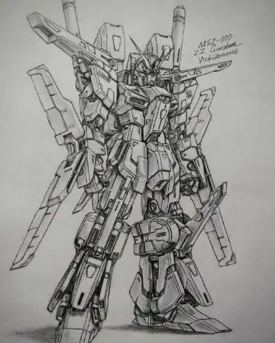 机器人铅笔画图片大全