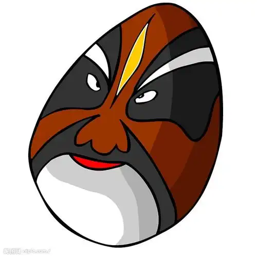 儿童绘画毛球京剧脸谱幼儿园手工diy空白模涂色面具美术材料包