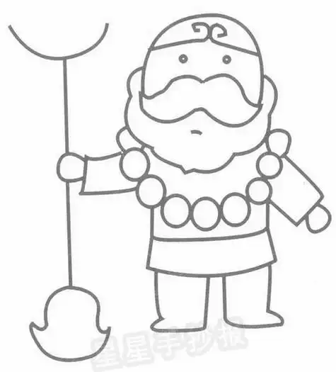 沙和尚的简笔画 沙和尚的简笔画怎么画