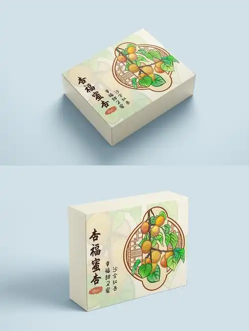 水果包装设计蜜杏