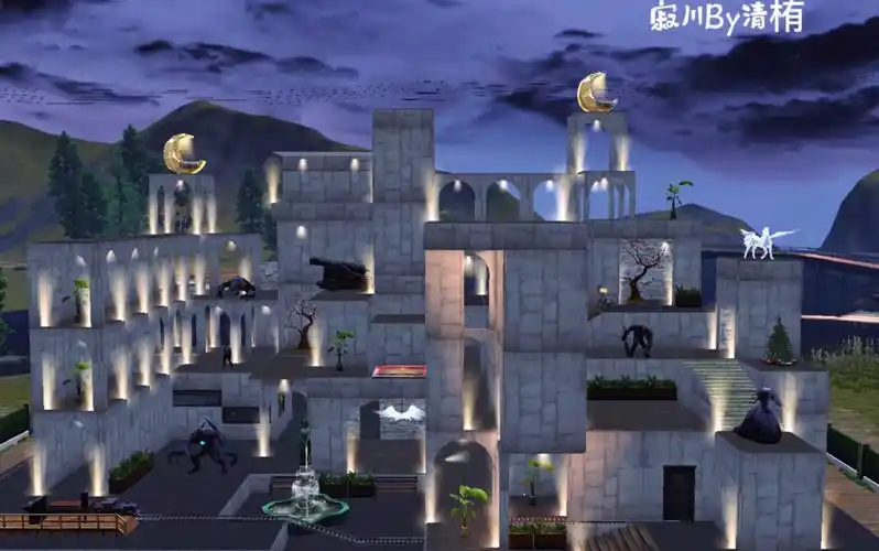 明日之后原创零氪结构建筑 寂川双人版