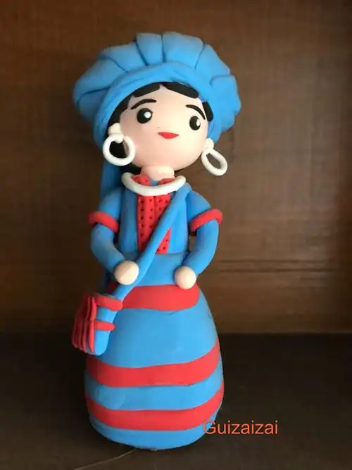 粘土娃娃 拉祜族