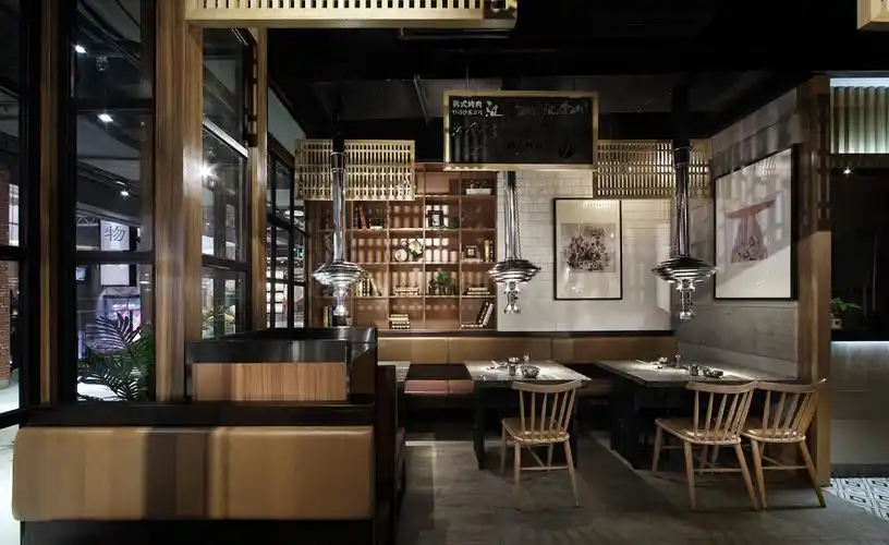 韩式烤肉店设计汉拿山工业风烤肉餐厅艺鼎设计作品