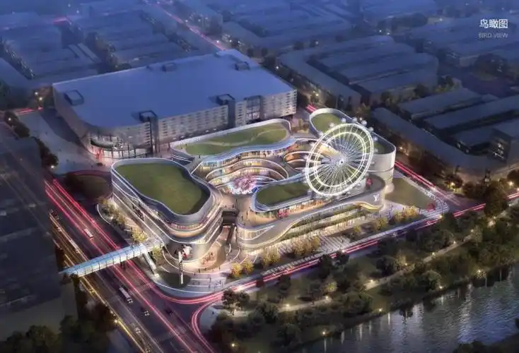 全业态型商业街综合体建筑设计方案设计 鸟瞰图.jpg