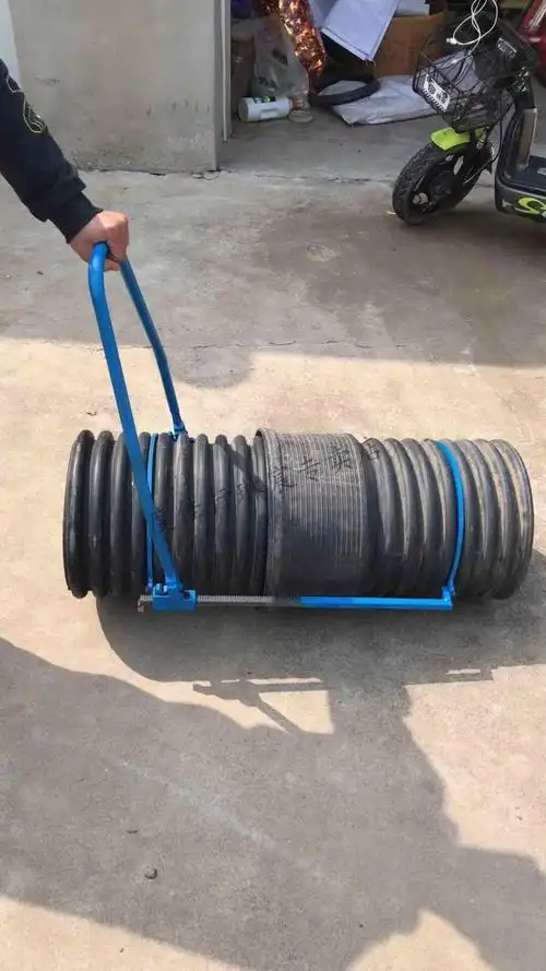 波纹管拉紧器hdpe双壁波纹管安装拉紧器工具套管通用型连接器网红抖音