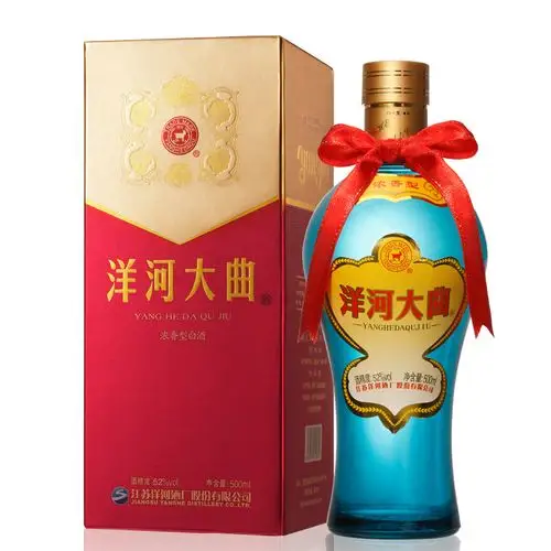 洋河大曲 52度 500ml*6瓶装 整箱 高度白酒洋河酒 浓香型白酒