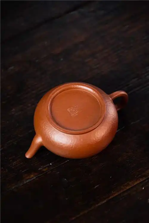 方勤平紫砂壶价格|真品手制虚扁壶原矿大红袍175cc