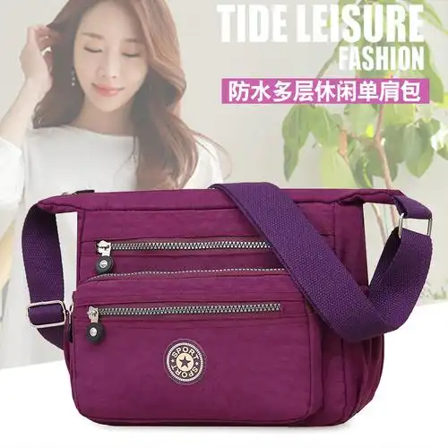 厂家直销 日韩休闲新款牛津布女包斜挎包单肩包 支持一件代发
