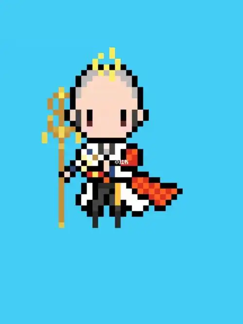 王者荣耀金蝉像素画原创作品搬运请备注