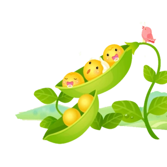 卡通豌豆