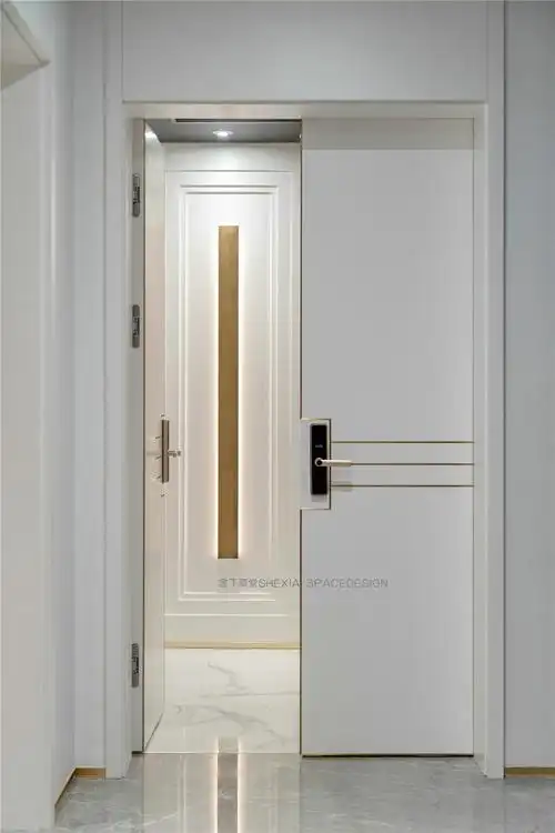 轻奢别墅装修双开门设计效果图