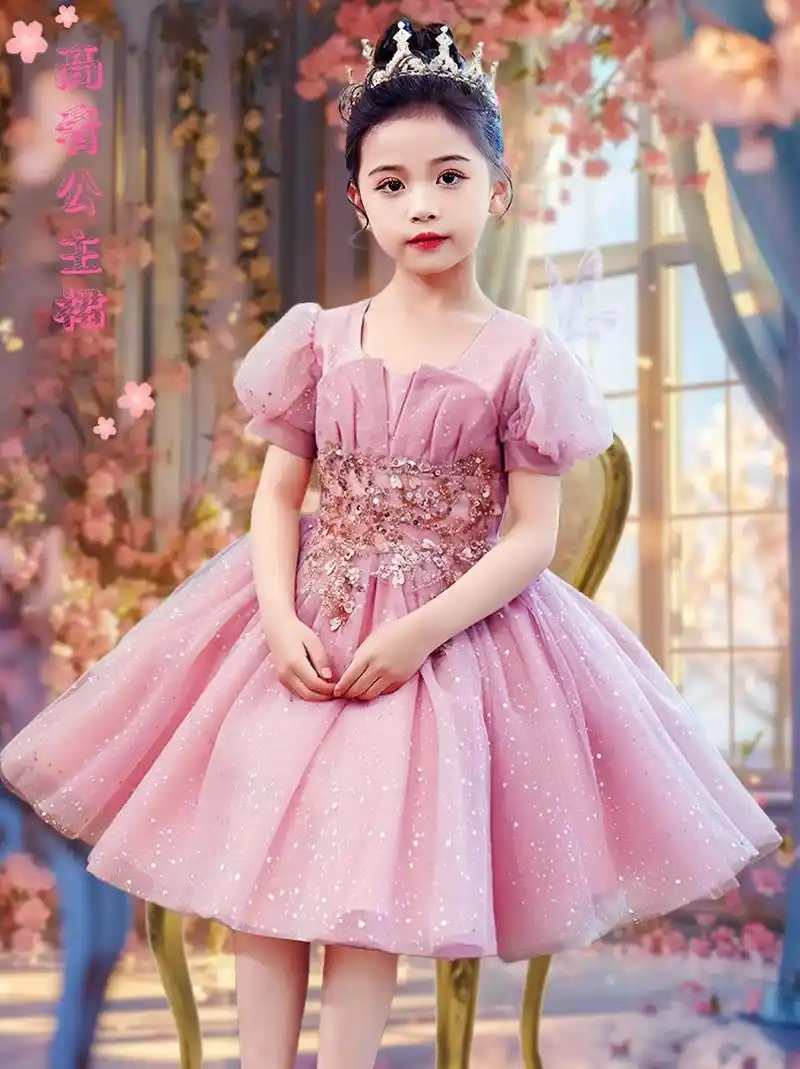 女童夏季高端公主裙礼服裙
