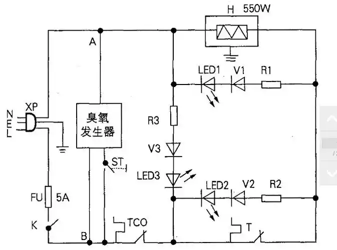 家用饮水机原理,详解.你看卡巴他的对吗,帮我分析一下