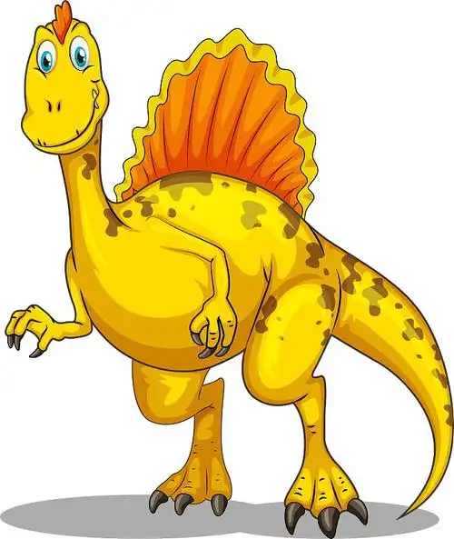 背部有尖刺的恐龙图片