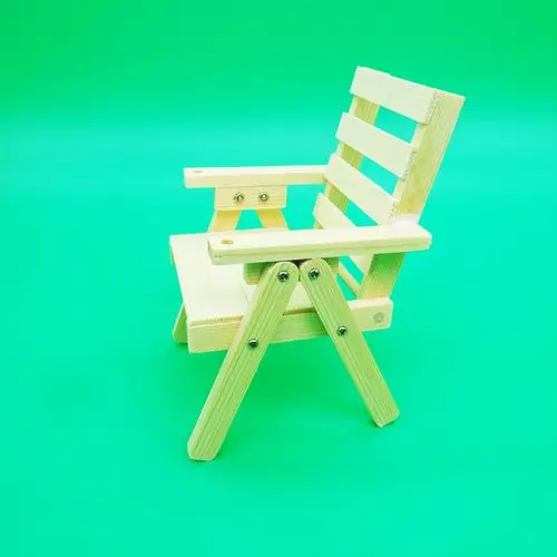 手工玩具科技制作小发明diy木制模型实木椅子其他手工制作