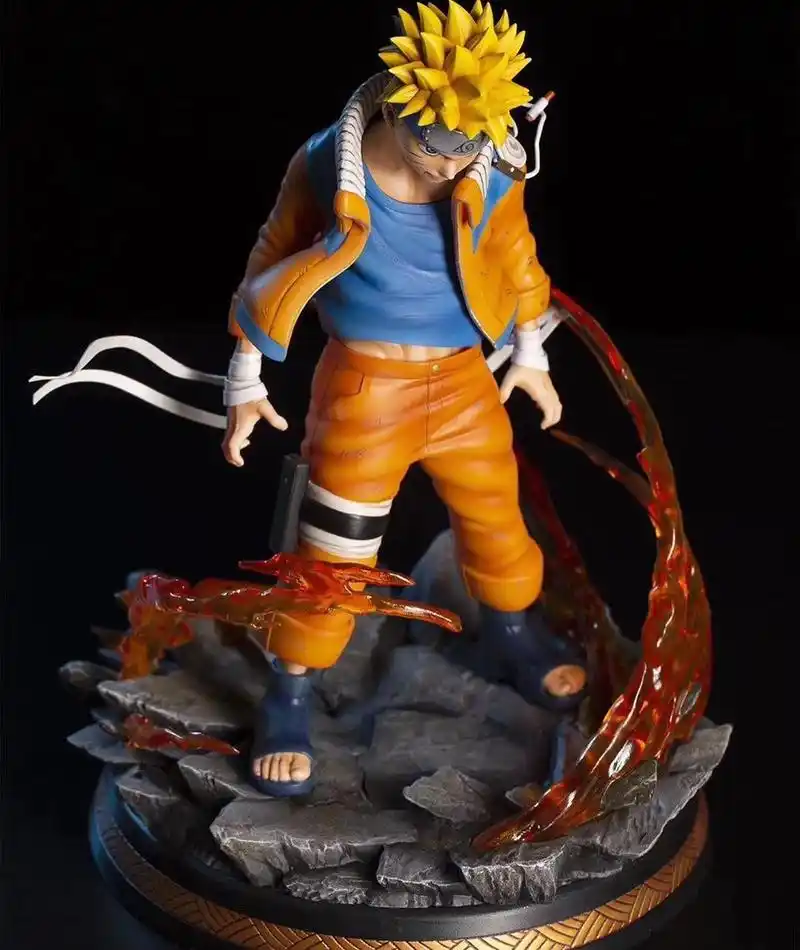 火影忍者:漩涡鸣人不同年龄阶段的手办,有的看着心疼