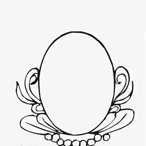 椭圆形图案简笔画图片椭圆形简笔画