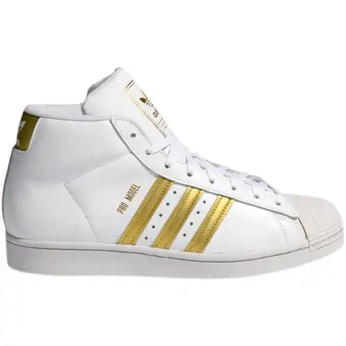 adidas阿迪达斯三叶草男女鞋pro model高帮贝壳头休闲板鞋fw3110