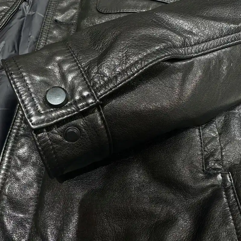 这款真皮夹克外套简直是男神必备!