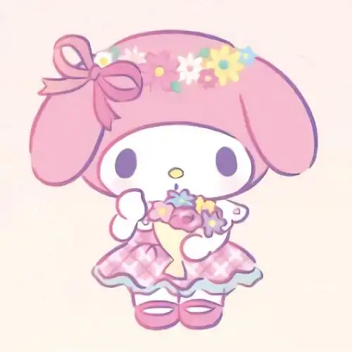 美乐蒂头像可爱玩偶