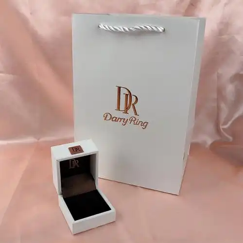 dr新款一生一戒求婚钻戒首饰包装盒戴瑞darryring首饰盒
