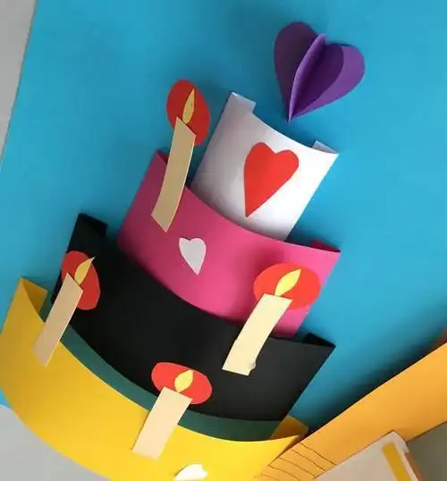 还在为孩子的手工作业发愁吗?diy立体生日卡片,就这么简单