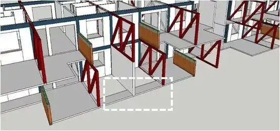 装配式创新竞赛绿色装配式钢结构交错桁架高层住宅迭院叠墅