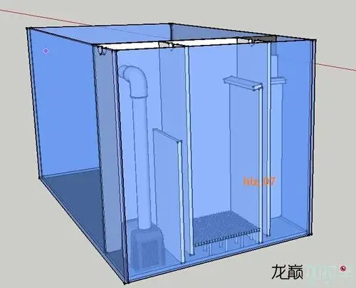 自己画的60侧滤小缸,请大家评论 - 鱼缸器材 - 龙巅猛鱼
