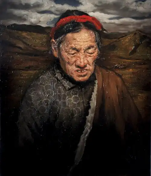 西藏- 杨振 - 杨振油画
