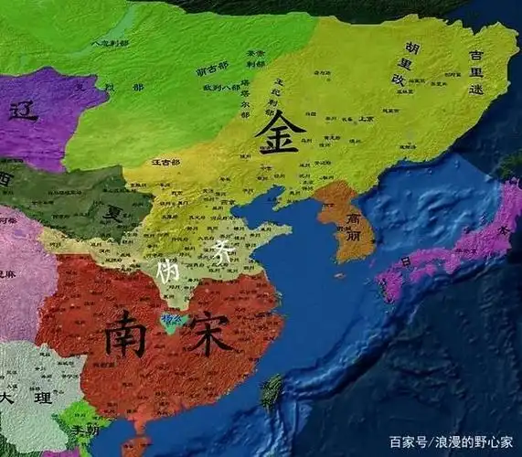 金朝地图