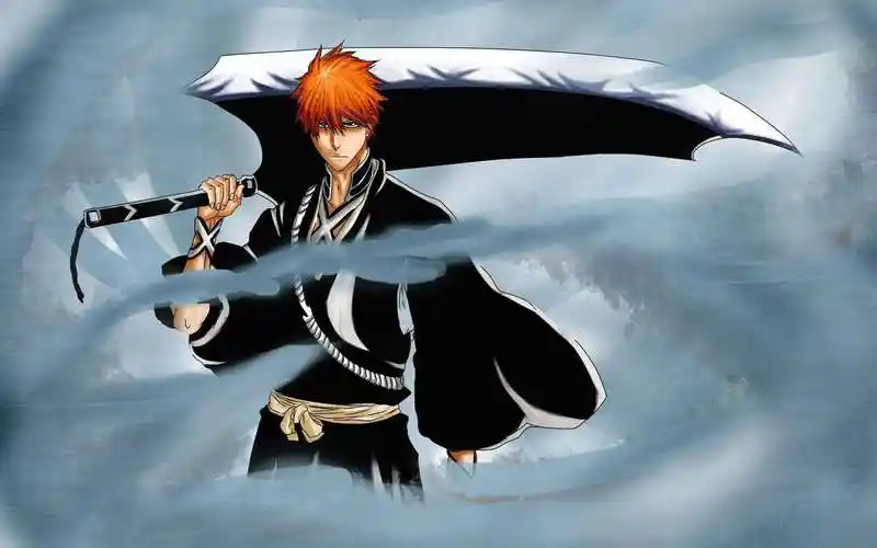 死神黑崎一护无月形态的帅气形象壁纸图片套图1