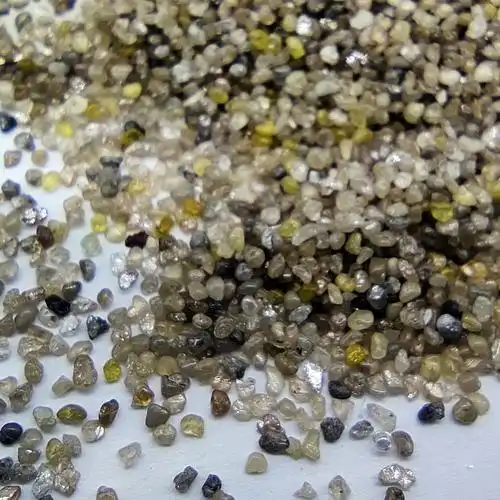 天然钻石0.7-1毫米细小金刚石颗粒一克拉200粒磨盘超硬材料