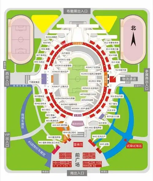 9月沈阳奥体中心车展 观展指南/展位分布