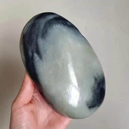 和田玉籽料原石青花(和田青花玉原石籽料图)